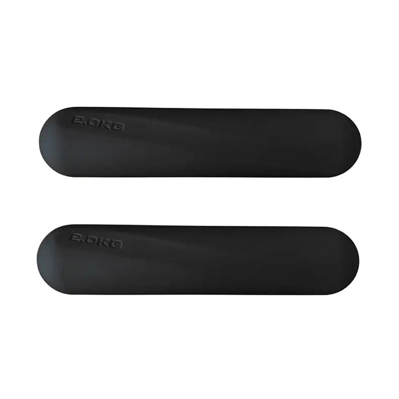 Kết hợp bộ tạ silicon màu tối